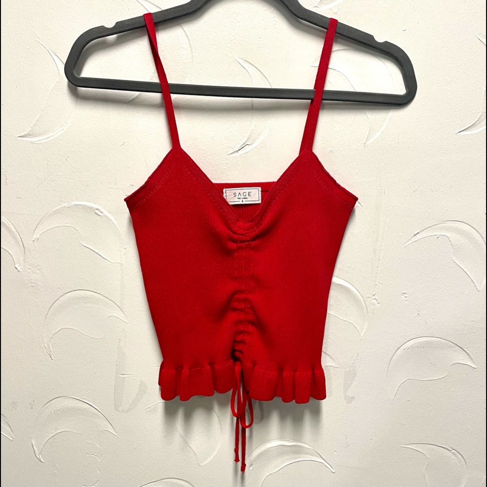 Save the Label | Red Tank Top NWOT